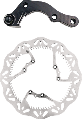 GBRAKES Brake Rotor Kit With Bracket - Solid Mount - 270 mm GBDOS228