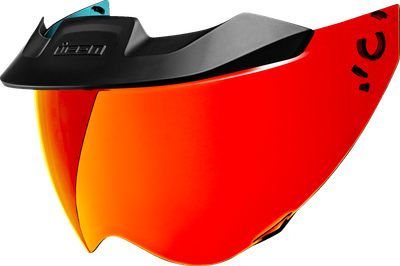 ICON MotoShield™ Shield - Domain™ - Calypso Red 0130-1328