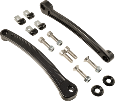 JOKER MACHINE Fender Side Rails - Black - Indian Scout 30-700-1