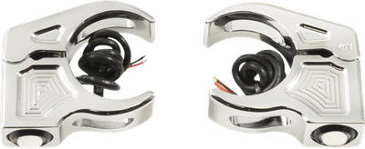 JOKER MACHINE Turn Signal - 39 mm - Amber - Chrome 05-220-3