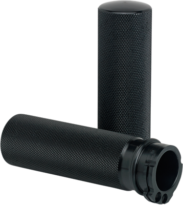 JOKER MACHINE Knurled Hand Grips - Cable - Black 03-93-1