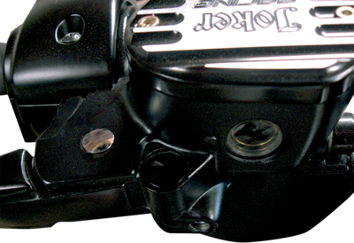 JOKER MACHINE Hole Plug - Mirror - Handlebar End - Flush-Mounted - Black - Each 03-022B