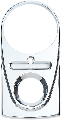 JOKER MACHINE Tear Drop Upper Dash Cover - Smooth - Chrome 04-21S