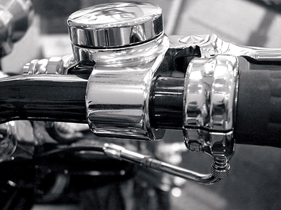 JOKER MACHINE JX Series Throttle Housing - Single Cable - Chrome 03-147