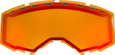 Dual Lens With Vents Adult Red Mirror/Persimmon