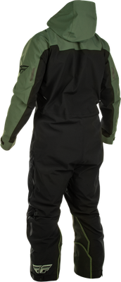 Cobalt Shell Snowbike Monosuit Green/Black 2x