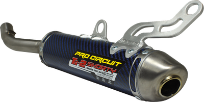PRO CIRCUIT Ti-2 Silencer - R304 - Titanium Blue/Carbon Fiber - YZ 250 1132425K