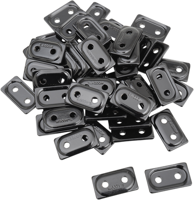 WOODY'S Support Plates - Double Digger® - Black - 48 Pack ADD2-3810-B
