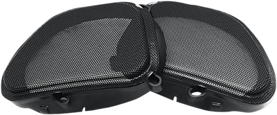 HOGTUNES Speaker Grills -Front - '98-'13 FLTR 57 MESH