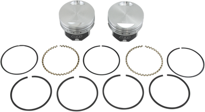 KB PERFORMANCE Piston Kit - 3.498" +0.010" - 9.0:1 CR - XL1200 KB295.010