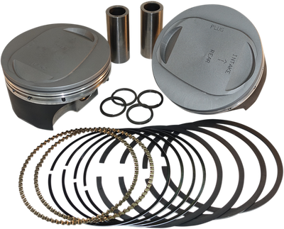 KB PERFORMANCE Piston Kit - 4.125" +0.010" - 10.0:1 CR - 96"-103" Twin Cam Bored to 117 ci w/SE 95 cc Heads KB662LCA.010