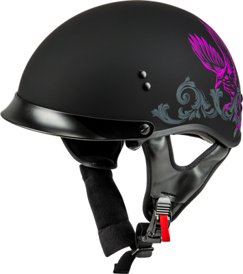 W/ Peak Matte Black/Purple/Grey