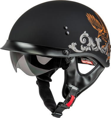 W/ Peak Matte Black/Silver/Orange