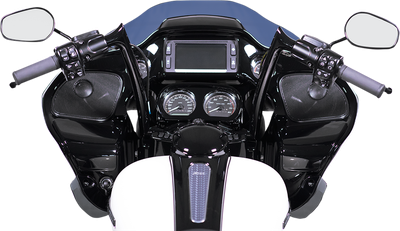 FAT BAGGERS INC. 1-1/4" EZ Install Pointed Top Handlebar Kit - 14" - Black 909314-B