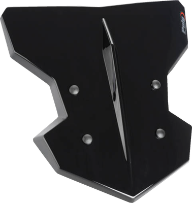 PUIG HI-TECH PARTS Flanker Windshield - 12-3/4" - Black - Kawasaki 20335N