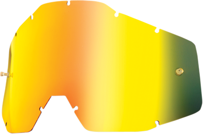 100% Accuri/Strata/Racecraft Lens - Gold Mirror 59006-00001