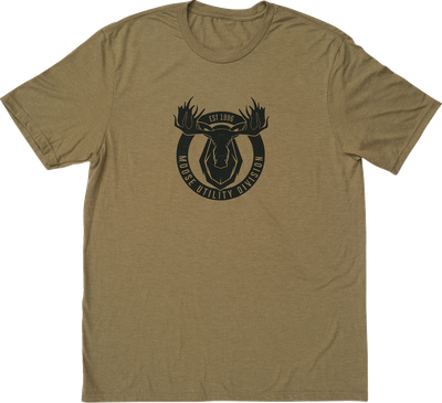 MOOSE OFFROAD MUD Badge T-Shirt - Brown - Small 3030-24381