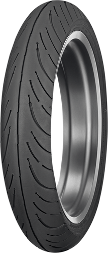 Dunlop Elite 4 Front Motorcycle Tire 130/70R18 63H Radial Blackwall for heavy touring models including Honda Gold Wing GL1800, Yamaha Raider, and Kawasaki Voyager.