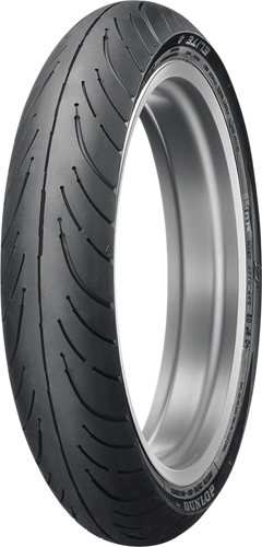 Dunlop Elite 4 front tire shown at a three-quarter angle