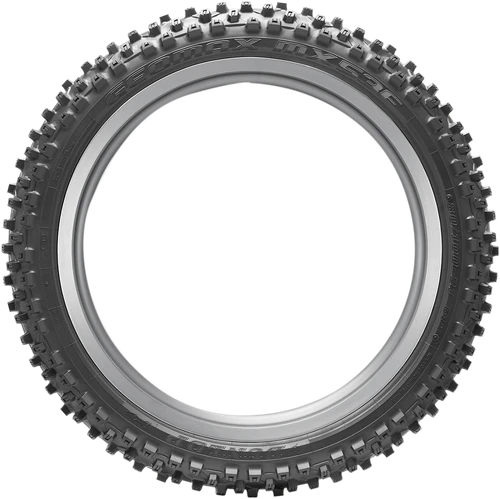 Dunlop Geomax MX53 front tire, side profile