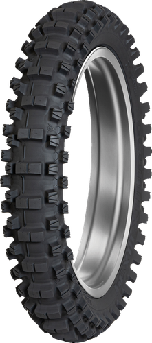 Dunlop Geomax MX34 rear tire shown at a three-quarter angle