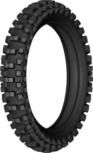 Dunlop Geomax Factory Spec rear dirt bike tire 110/90-19 62M bias pro race carcass for motocross and supercross platforms including Yamaha YZ450F, KTM 450 SX-F, and Honda CRF450R.