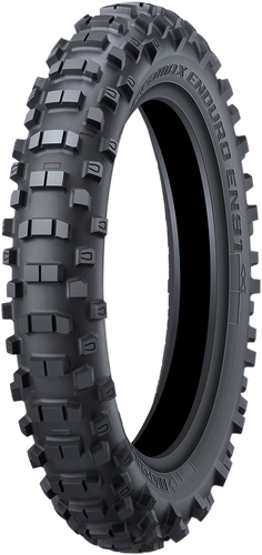 Dunlop Geomax EN91 rear tire, angled view