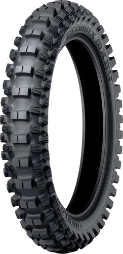 Dunlop Geomax MX54 rear tire showing tread and sidewall