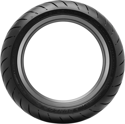 Dunlop Sportmax Roadsmart IV rear tire 180/55ZR17, angled view