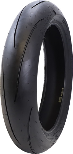 Dunlop Sportmax Q5 rear tire, angled view