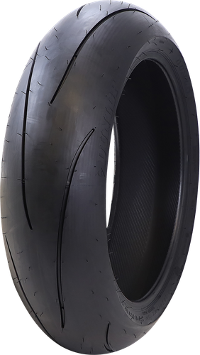 Dunlop Sportmax Q5 rear tire, angled view