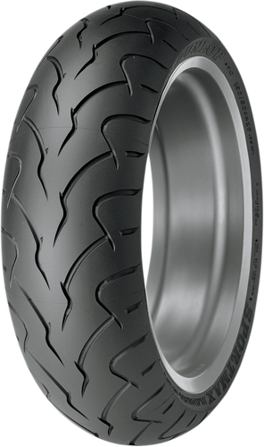 Dunlop D207 ZR rear tire, angled view