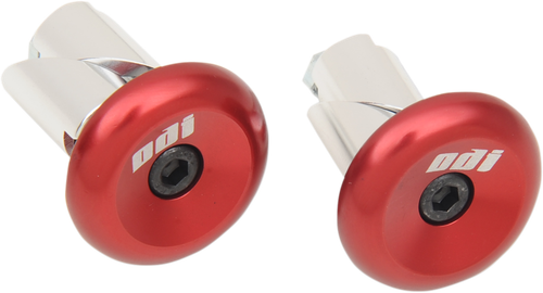 ODI Aluminum Handlebar End Plug - Red