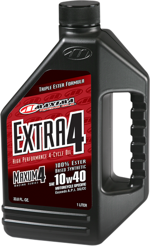 Maxima Extra Synthetic 4T Oil - 10W40 - 1L - 4-Stroke Engine Oil