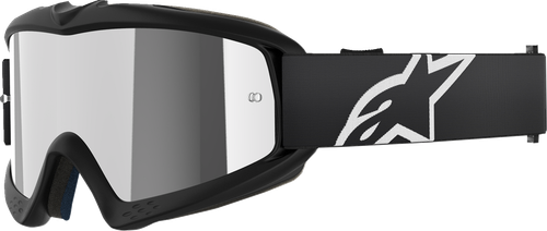 ALPINESTARS GOGGLES Youth Vision Goggle - Corp - Black - Silver Mirror Lens 5140225-1456