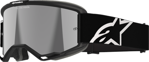 ALPINESTARS GOGGLES Vision 5 Goggle - Corp - Black - Silver Mirror Lens 5101825-1456