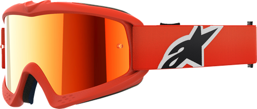 ALPINESTARS GOGGLES Youth Vision Goggle - Corp - Orange - Red Mirror Lens 5140225-480