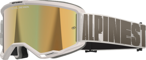 ALPINESTARS GOGGLES Vision 5 Goggle - Hollow - Wind - Gold Mirror Lens 5102225-7311