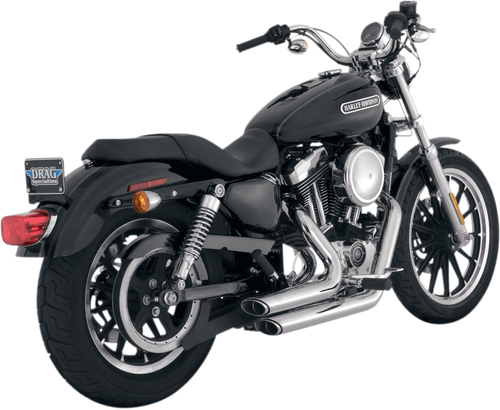 Vance & Hines Shortshots Staggered 2-into-2 exhaust system 17219 in Chrome