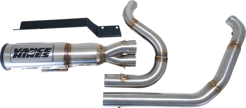 Vance & Hines Hi-Output RR 2-into-1 exhaust system 27321 in Brushed
