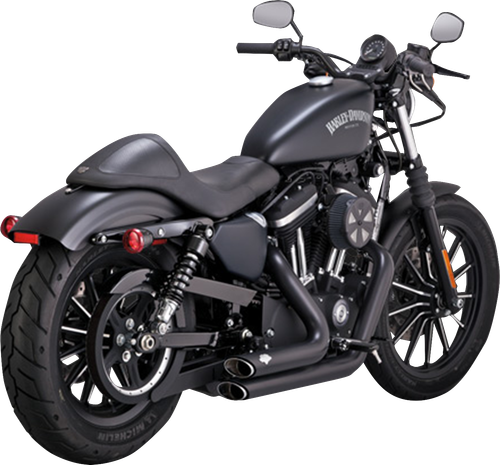 Vance & Hines Shortshots Staggered 2-into-2 exhaust system 47329 in Black
