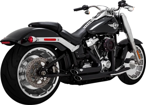 Vance & Hines Shortshots Staggered 2-into-2 exhaust system 47335-22 in Black