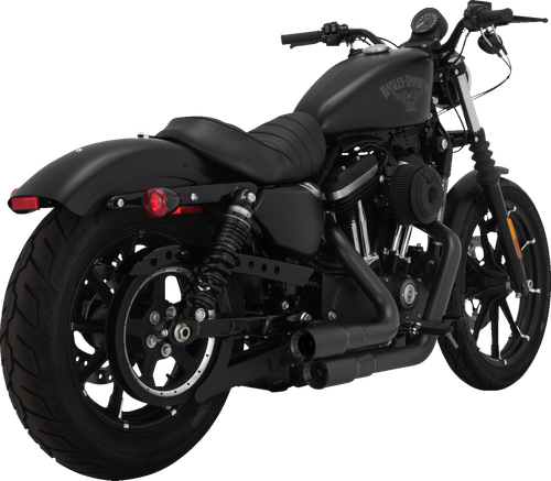 Vance & Hines Mini Grenades 2-into-2 exhaust system 46884 in Matte Black