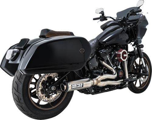 VANCE & HINES 2-into-1 Supersport Exhaust System - Brushed - Softail 27337
