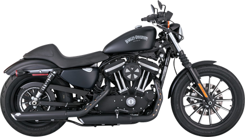 Vance & Hines Twin Slash 3 in. slip-on mufflers 46361 in Black