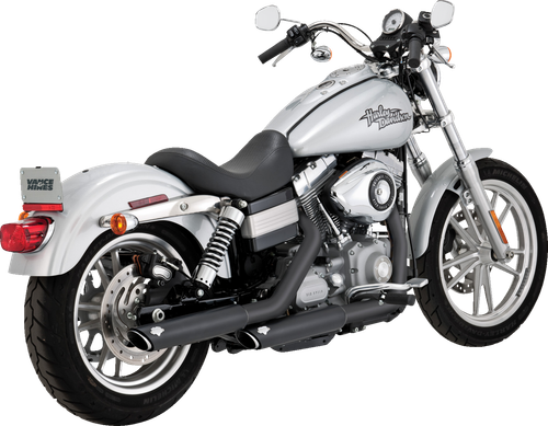 Vance & Hines Twin Slash 3 in. slip-on mufflers 46838 in Black