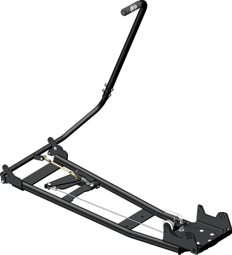 KFI Manual ATV Plow Lift 105015 lever and frame assembly