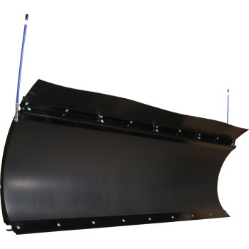 KFI Pro-Poly 72 in. plow blade 105872 with black poly face and blue plow markers