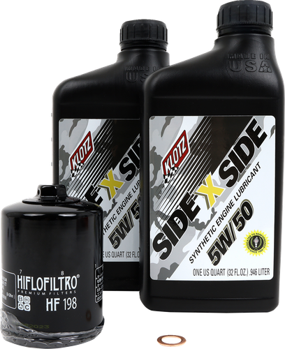 KLOTZ OIL Oil Change Kit - Polaris - 5W/50 KU-108
