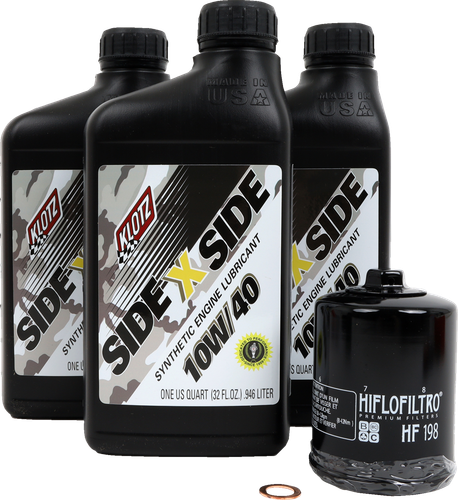 KLOTZ OIL Oil Change Kit - Polaris - 10W/40 KU-110